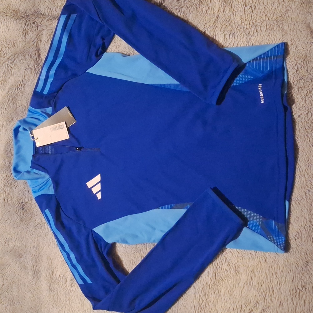 Adidas Qtr Zip Sports Performance Tri-Top Jacket